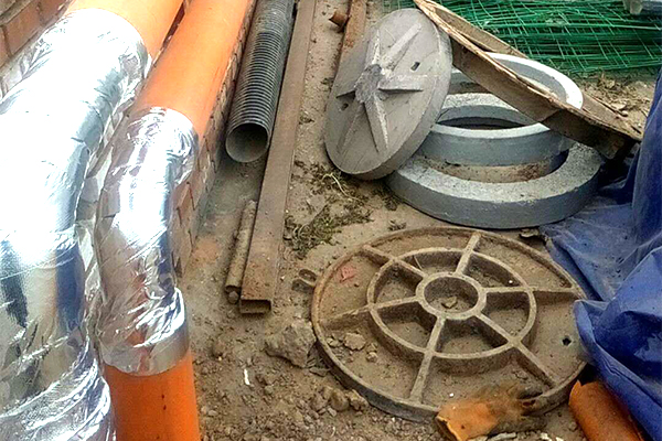 暖气管道保温施工