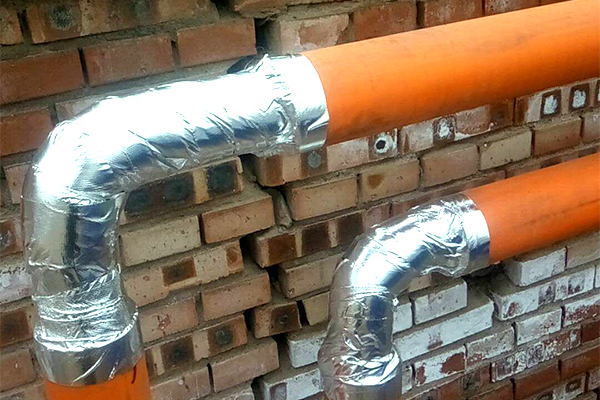 暖气管道保温施工
